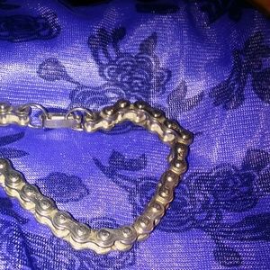 Vintage 90s bike chain bracelet